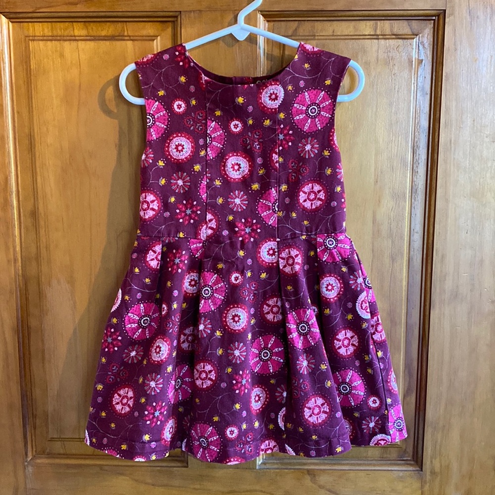 OshKosh Floral Print Sleeveless Dress, Size 4T